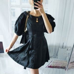 Zimmermann Belted Linen Dress